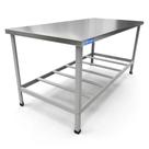 Bancada Mesa Tampo Inox Industrial 2 Metro Sebem