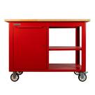 Bancada móvel com 1 porta e 1 prateleira lateral - RLL-263 (Vermelho) Bancada móvel com 1 porta e 1 prateleira lateral - RLL-263 (Vermelho)
