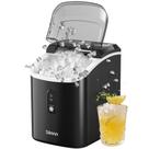 Bancada Nugget Ice Maker Silonn com autolimpante preta