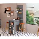 Bancada para Cozinha Luna com Painel Greta