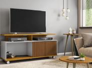 Bancada Para TV Barcelona Nature Off White Ripado