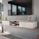 Bancada parede Abuja off white new/jequitiba