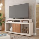 Bancada Rack Para TV até 55 Polegadas Marrom Frost Caemmun