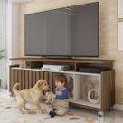 Bancada Rack Para Tv até 65 Polegadas Stars Marrom Caemmun