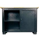 Bancada semi-aberta com 1 porta e 1 prateleira - RLL-217CB1P (Preto)