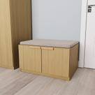 Banco 2 Portas 80cm Jade CabeCasa MadeiraOriginals Amarelo/Avelã