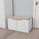 Banco 2 Portas 80cm Jade CabeCasa MadeiraOriginals