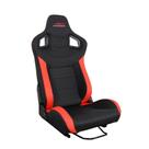 Banco AD02 Preto c Vermelho para Estrutura de Cockpit