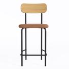 Banco Alto Student Preto/Caramelo - Overseas