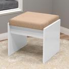 Banco Amofadado Versatil Giovana Branco