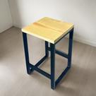 Banco Assento Baixo Multiuso Gourmet Estilo Industrial 50 Cm
