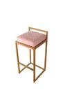 Banco Banqueta Banquinho Industrial Estofado Embutido 65cm