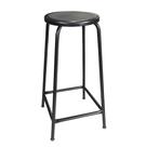 Banco Banqueta Bar 45cm 55cm 65cm ou 75cm Colorida Assento Plástico Empilhável Banco Banqueta Bar 45cm 55cm 65cm ou 75cm Colorida Assento Plástico Empilhável