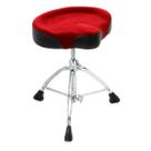 Banco Bateria Luxo Veludo Vermelho Mapex T865SER Red Cloth