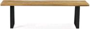 Banco Boston Metal Grafite Driftwood 220cm - 46223 Banco Boston Metal Grafite Driftwood 220cm - 46223