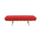 Banco Capri Barcelona 1,50m material sintético Vermelho Banco Capri Barcelona 1,50m material sintético Vermelho
