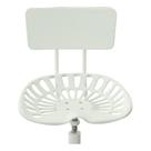 Banco com Assento de Trator Carolina Chair & Table Ajustável Branco