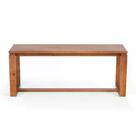 Banco Craft 140cm em Madeira Maciça - Garapa Banco Craft 140cm em Madeira Maciça - Garapa