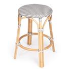 Banco de balcão Butler Specialty Company Tobias Rattan cinza/branco