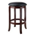 Banco de bar Winsome Walcott 24" Walnut Swivel Seat