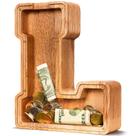 Banco de dinheiro de madeira ELX Personalizado Piggy Bank
