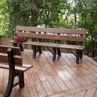 Banco de Jardim 200cm Madeira Plástica