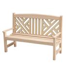 Banco de jardim em miniatura Dollhouse em escala 1:12 em carvalho de madeira DIY Banco de jardim em miniatura Dollhouse em escala 1:12 em carvalho de madeira DIY