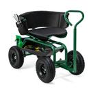 Banco de jardinagem Goplus com cabo de 90 cm, altura de 90 a 100 cm