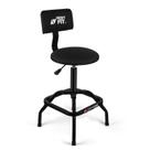 Banco de Loja FreekyFit Mechanic Garage Black com Encosto Banco de Loja FreekyFit Mechanic Garage Black com Encosto