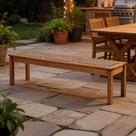 Banco de Madeira Para Varanda Gourmet 180cm Trammare C07 Corda Rami - Lyam Decor