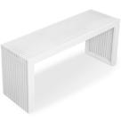 Banco de madeira SWEVEN Bamboo Natural 91cm para interior e exterior