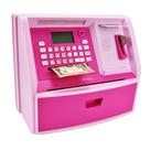 Banco de poupança Talking ATM Like ATM Machine for Kids (rosa)