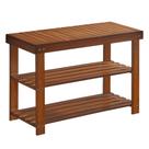 Banco de Sapateira SONGMICS de Bambu - 3 Camadas, 130kg de Capacidade