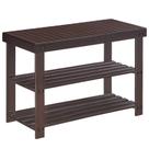 Banco de Sapateira SONGMICS de Bambu - 3 Camadas, 130kg, Marrom