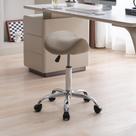 Banco de selim FIRAVOE Swivel com rodas ajustáveis 45-65 cm