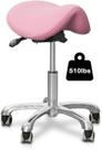 Banco de selim LIMKOMES Cadeira giratória hidráulica rosa