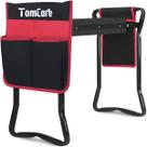 Banco dobrável Garden Kneeler Seat TomCare com bolsa de ferramentas preta