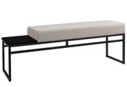Banco Estofado 2 Lugares Paradise Conforto Elegância Recamier