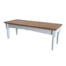 Banco Gourmet para Mesa de 120cm - Pés Torneados - Tommy Design