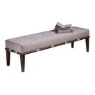 Banco Livia Bege e Imbuia 160 cm