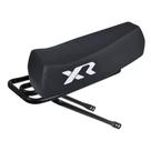 Banco Mobilete Xr Com Presilhas + Bagageiro Tubão Rabetão Articulado Para Bicicleta Bike 20 24 26