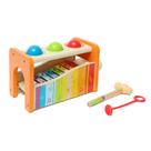 Banco musical Pounding Toy Hape Pound & Tap com xilofone deslizante