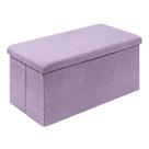 Banco otomano de armazenamento PINPLUS Folding Sherpa Purple 80x40x40cm