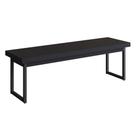 Banco Oxford 164x35cm - Preto