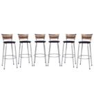 Banco Para Balcão Alto Estrutura Prata Encosto Junco Cappuccino Ideal Bancadas Ilhas Cozinha Americana Kit 6 Banquetas Itagold Banco Para Balcão Alto Estrutura Prata Encosto Junco Cappuccino Ideal Bancadas Ilhas Cozinha Americana Kit 6 Banquetas Itagold