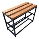 Banco Sabateira Industrial 80cm Prateleira De Calçados