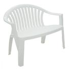 Banco Tramontina Leme 114 Cm Em Polipropileno Branco