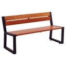 Banco Urban Highline em Madeira 3 Lugares c/ Encosto e Acabamento 140 cm Ecoclear Tramontina
