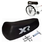 Banco XR Mobilete Preto Bike Aro 24 26 Reforçado com Canote 7/8
