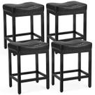 Bancos de bar DUMOS, conjunto de 4, 60 cm de altura de balcão, preto Bancos de bar DUMOS, conjunto de 4, 60 cm de altura de balcão, preto